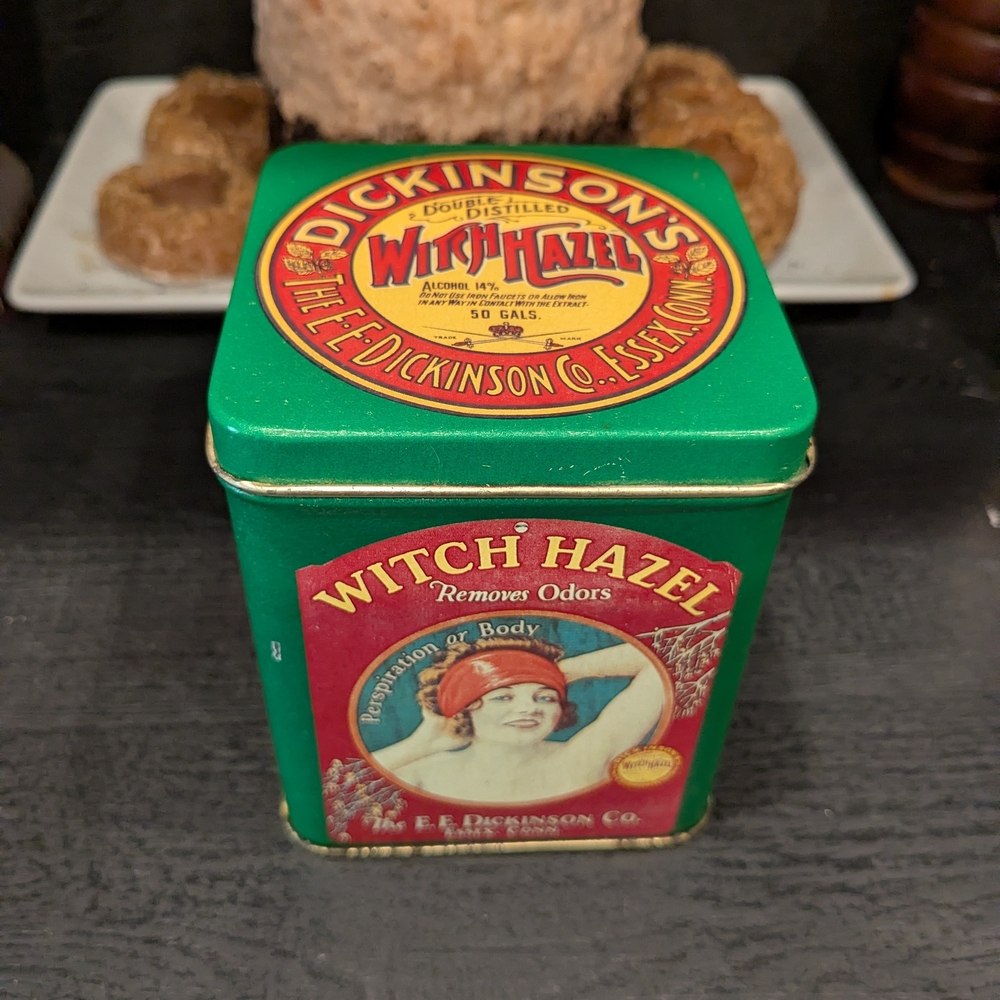 Dickinson's Witch Hazel Decorative Tin - Green